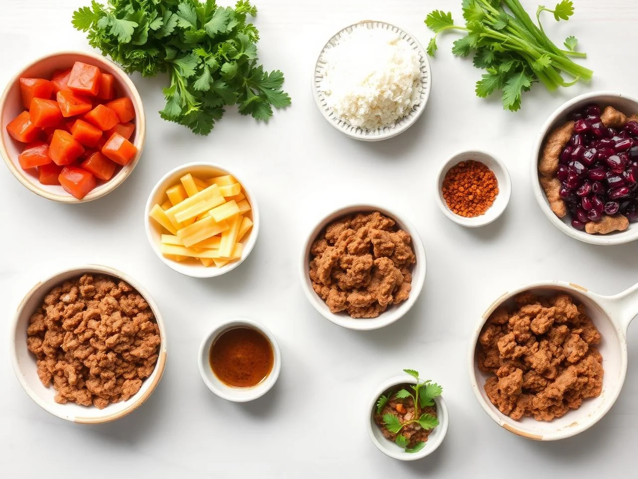 Ingredients for Meatloaf Casserole
