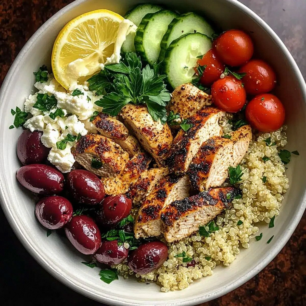 Mediterranean Chicken Bowl: A Flavorful Healthy Feast