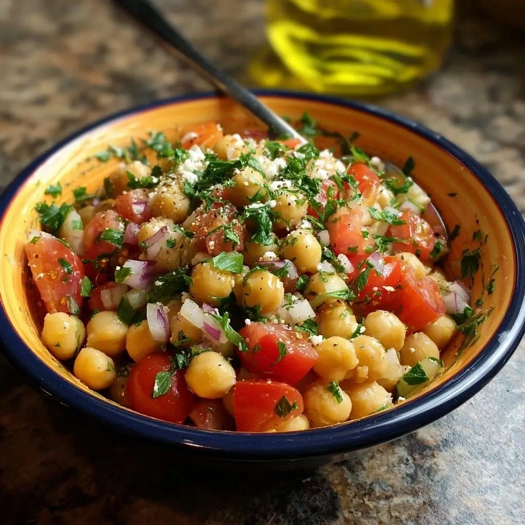 Mediterranean Chickpea Salad R