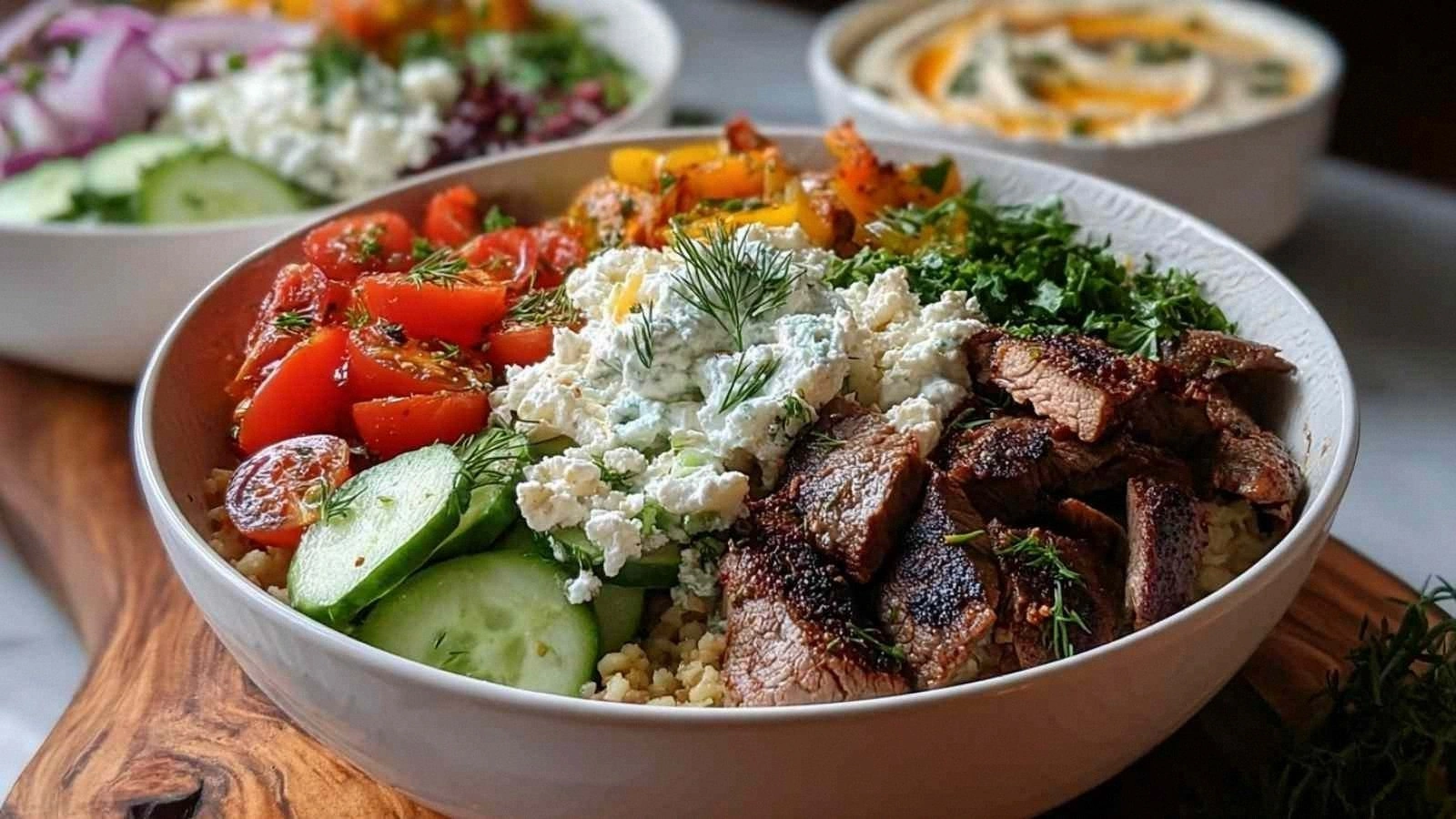 Mediterranean Gyro Bowls