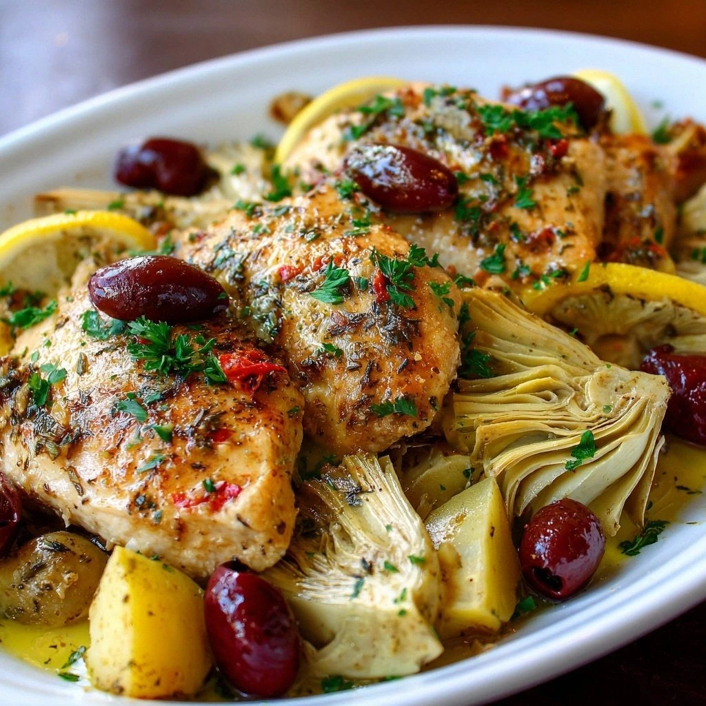 Mediterranean Lemon Chicken wi