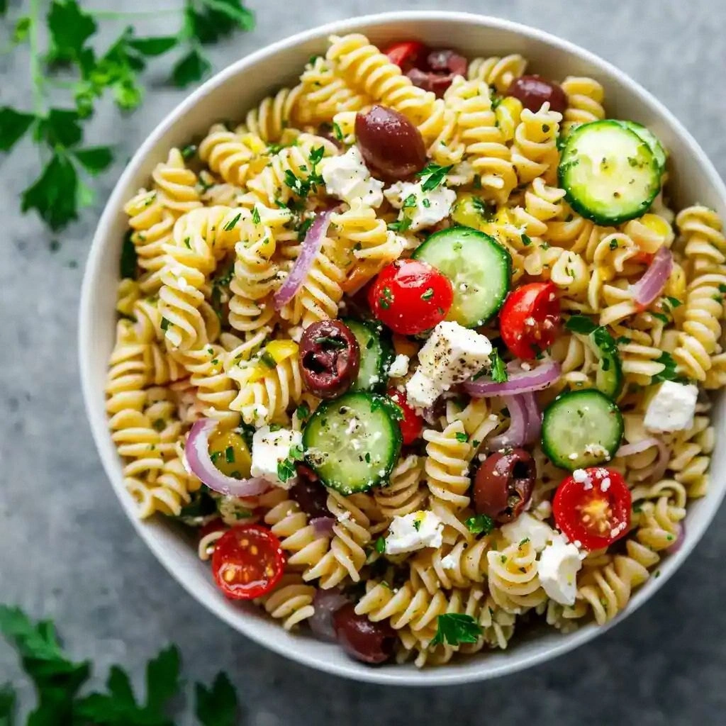 Mediterranean Pasta Salad (20-