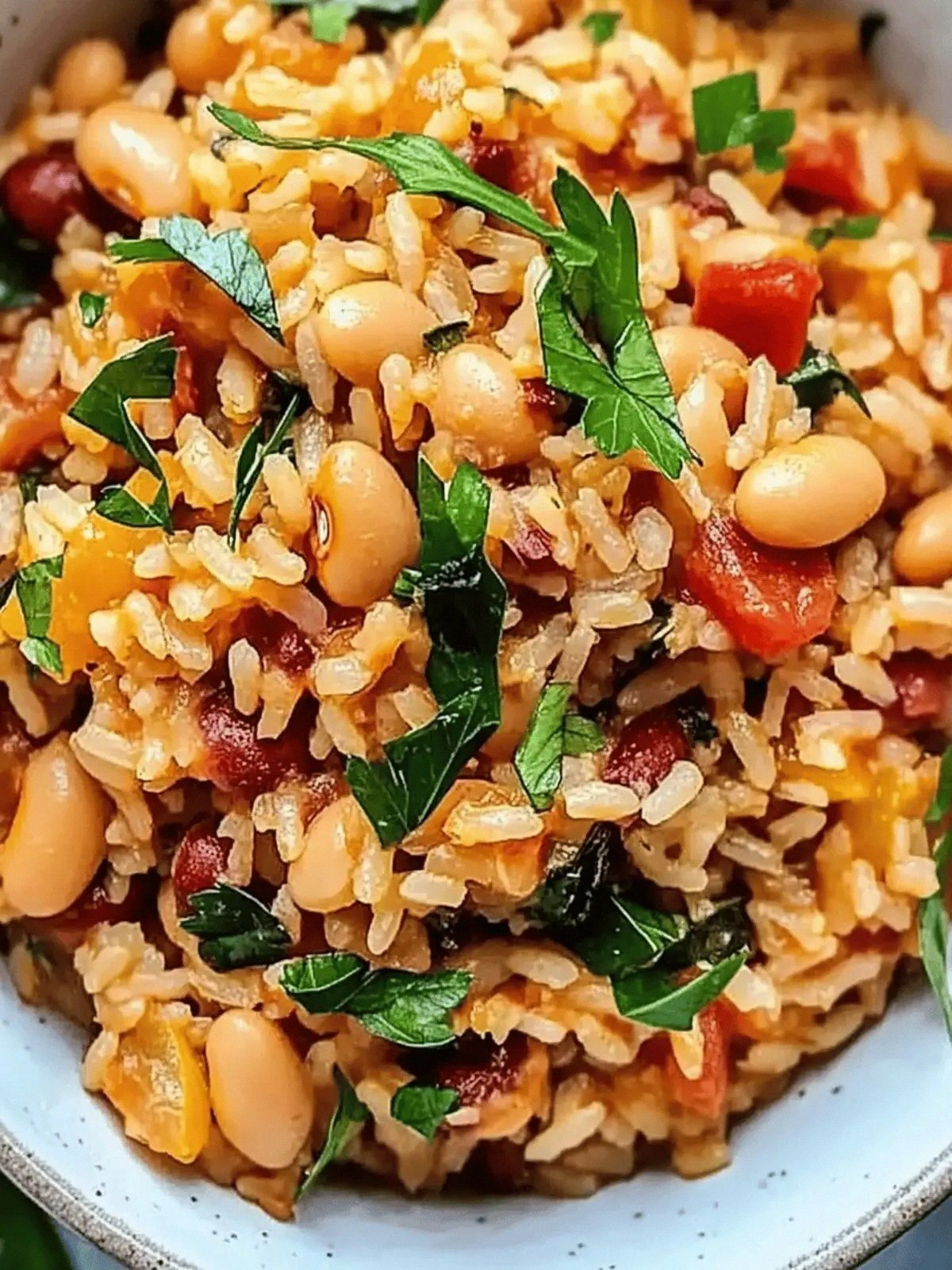 Mediterranean Rice and Beans: 