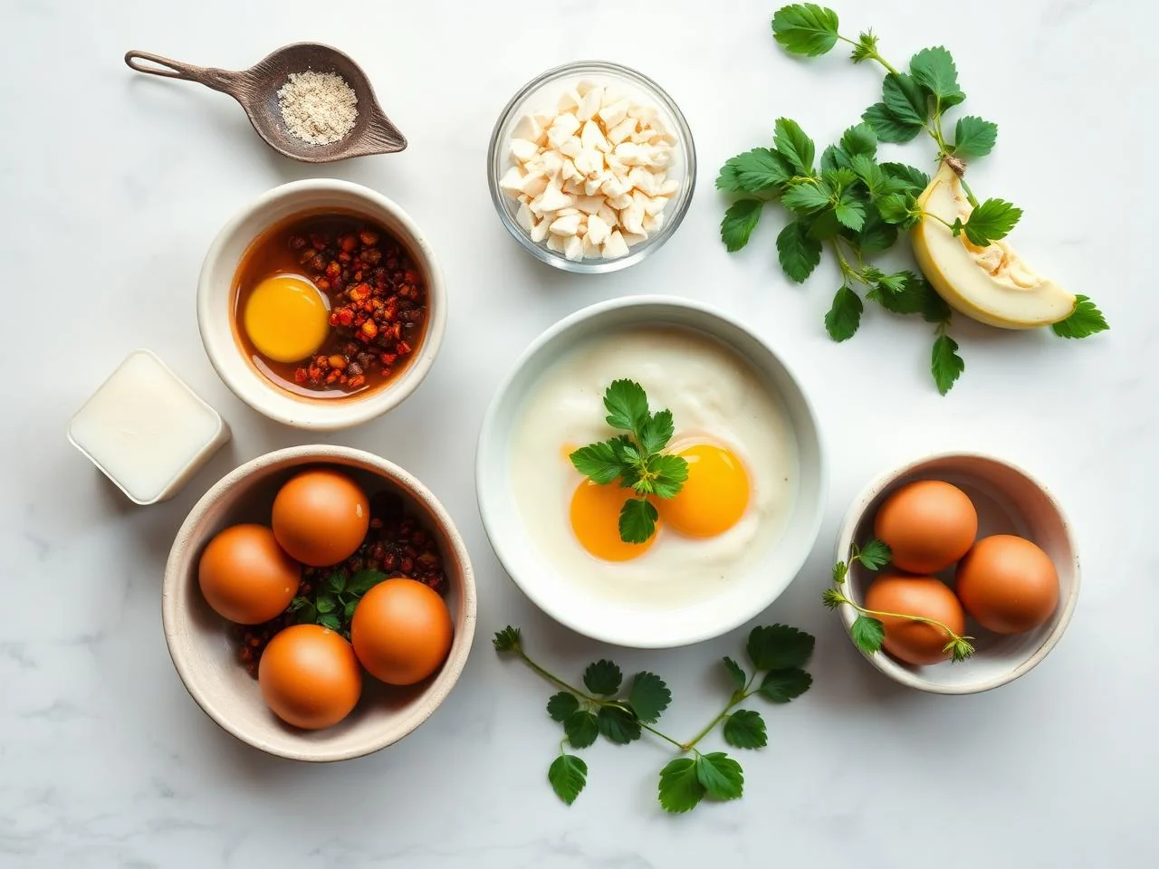 Ingredients for Menemen