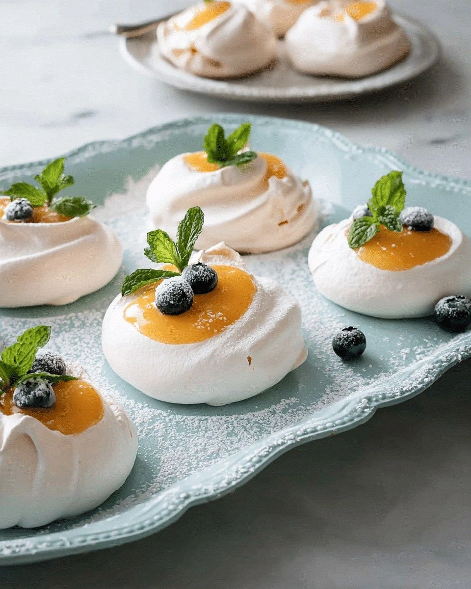 Meringues with Citrus Curd