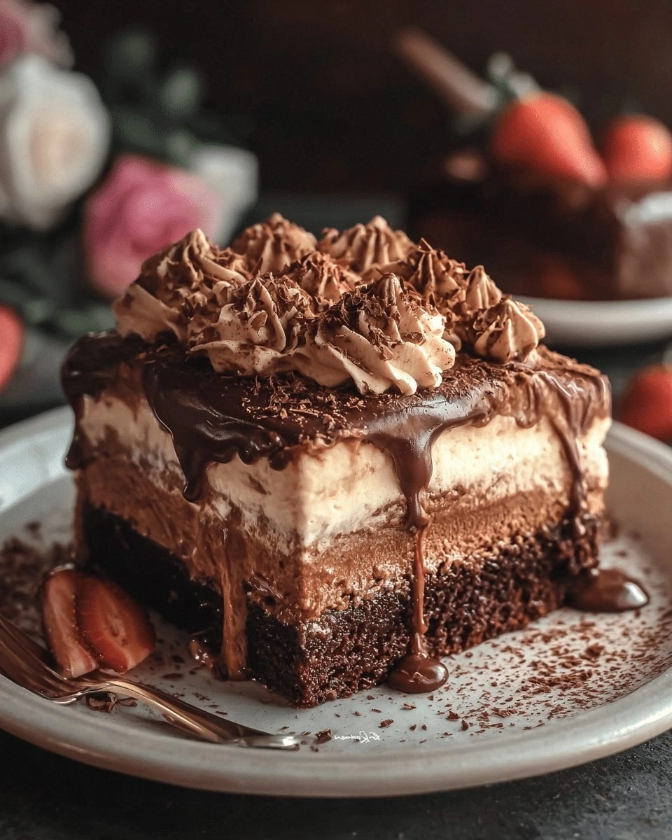 Mexican Chocolate Milk Cake