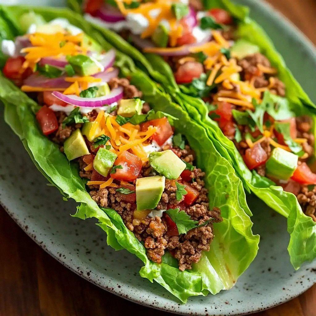 Mexican Ground Beef Lettuce Wr