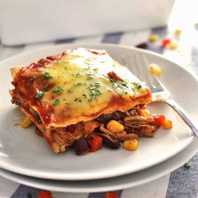 Mexican Lasagna Enchilada Stac