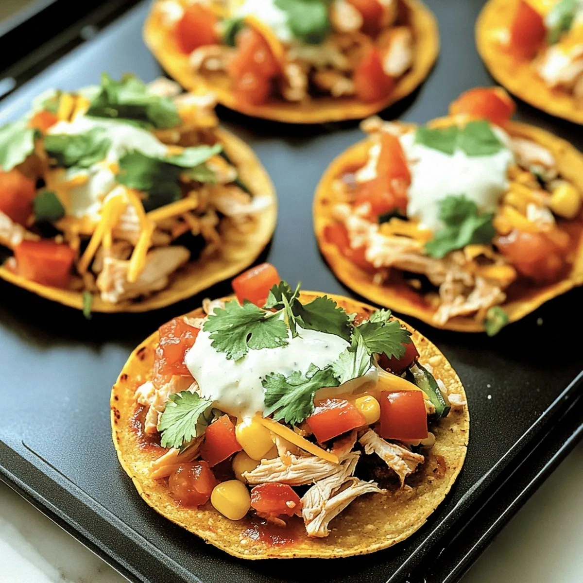Mexican Rotisserie Chicken Tostadas Ready in 30 Minutes