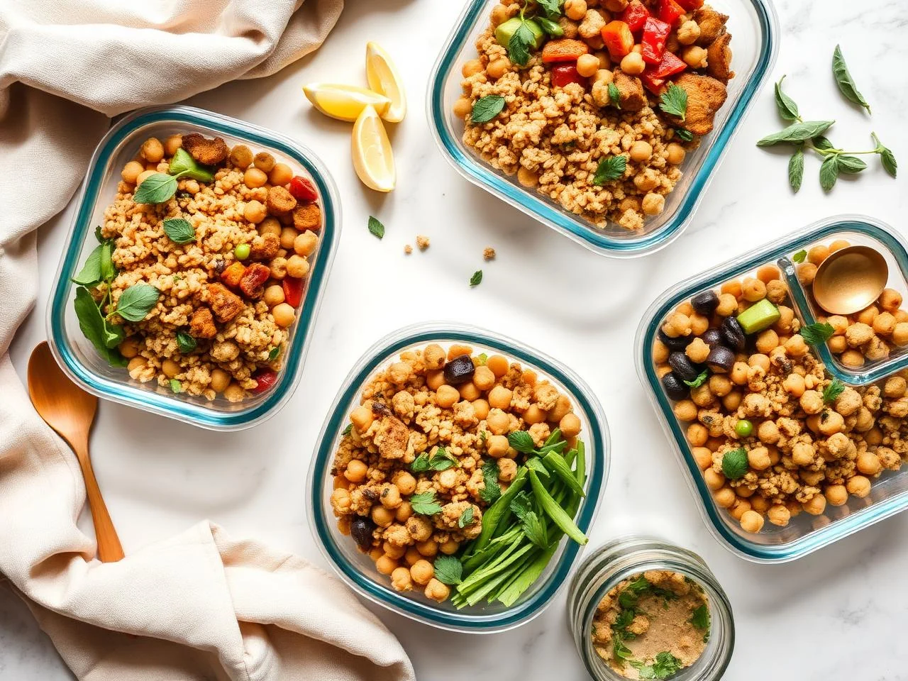 Middle Eastern Chickpea Bowl