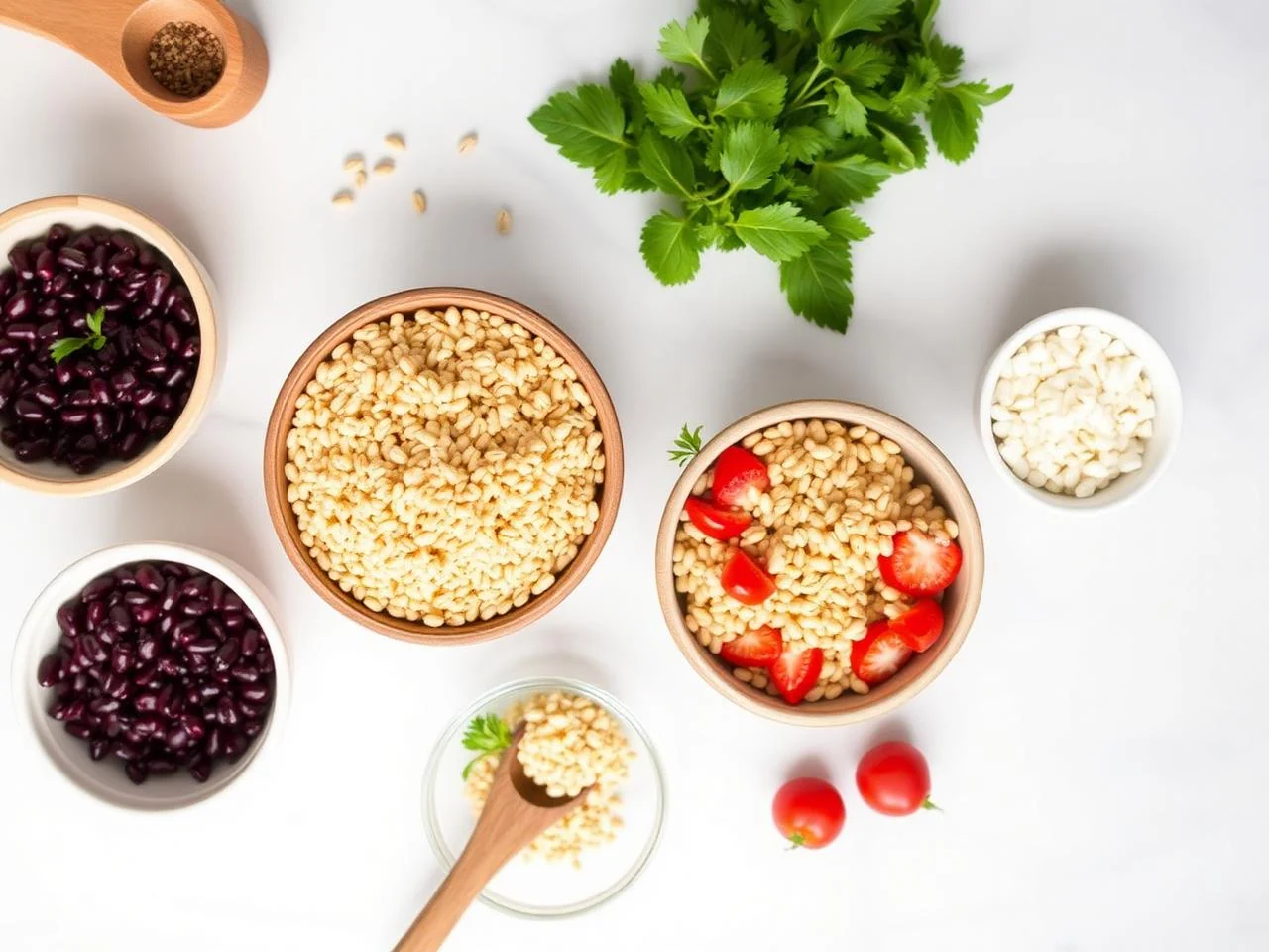 Ingredients for Millet Salad