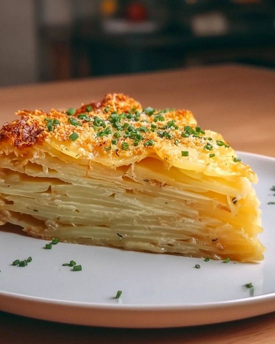 Million Layer Potato Cake