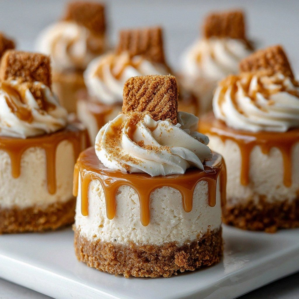 Mini Biscoff Cheesecakes