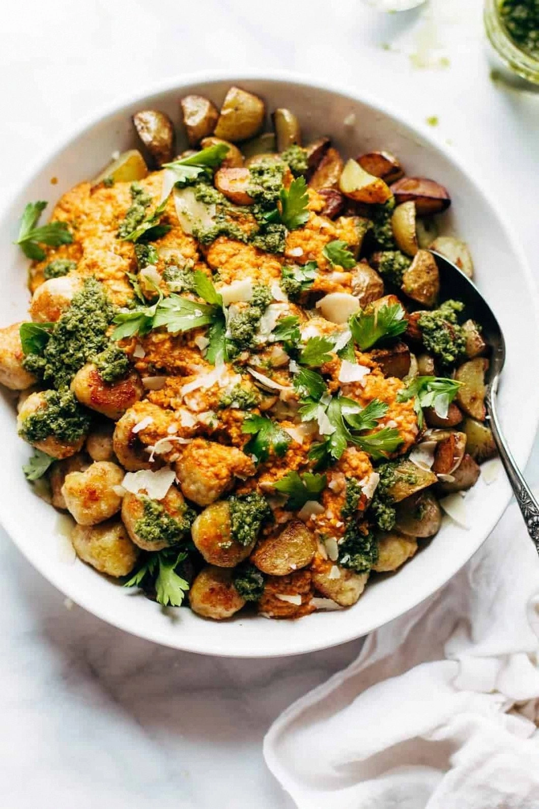 Mini Chicken Meatballs with Cr