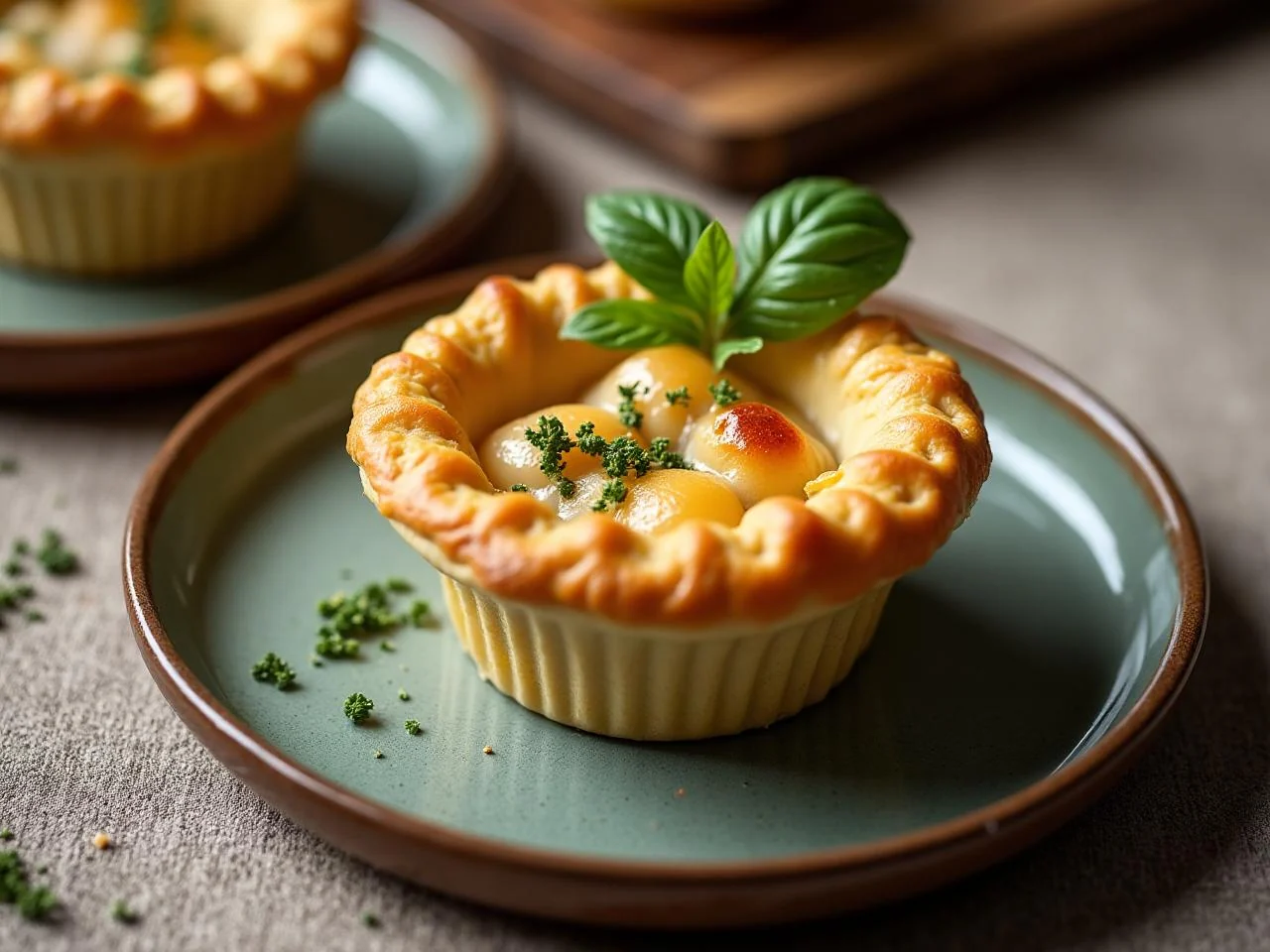 Mini Chicken Pot Pie with Gran