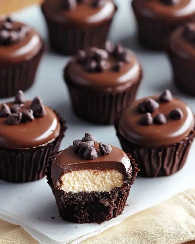 Mini Chocolate Cheesecake Bites that Delight Every Bite!