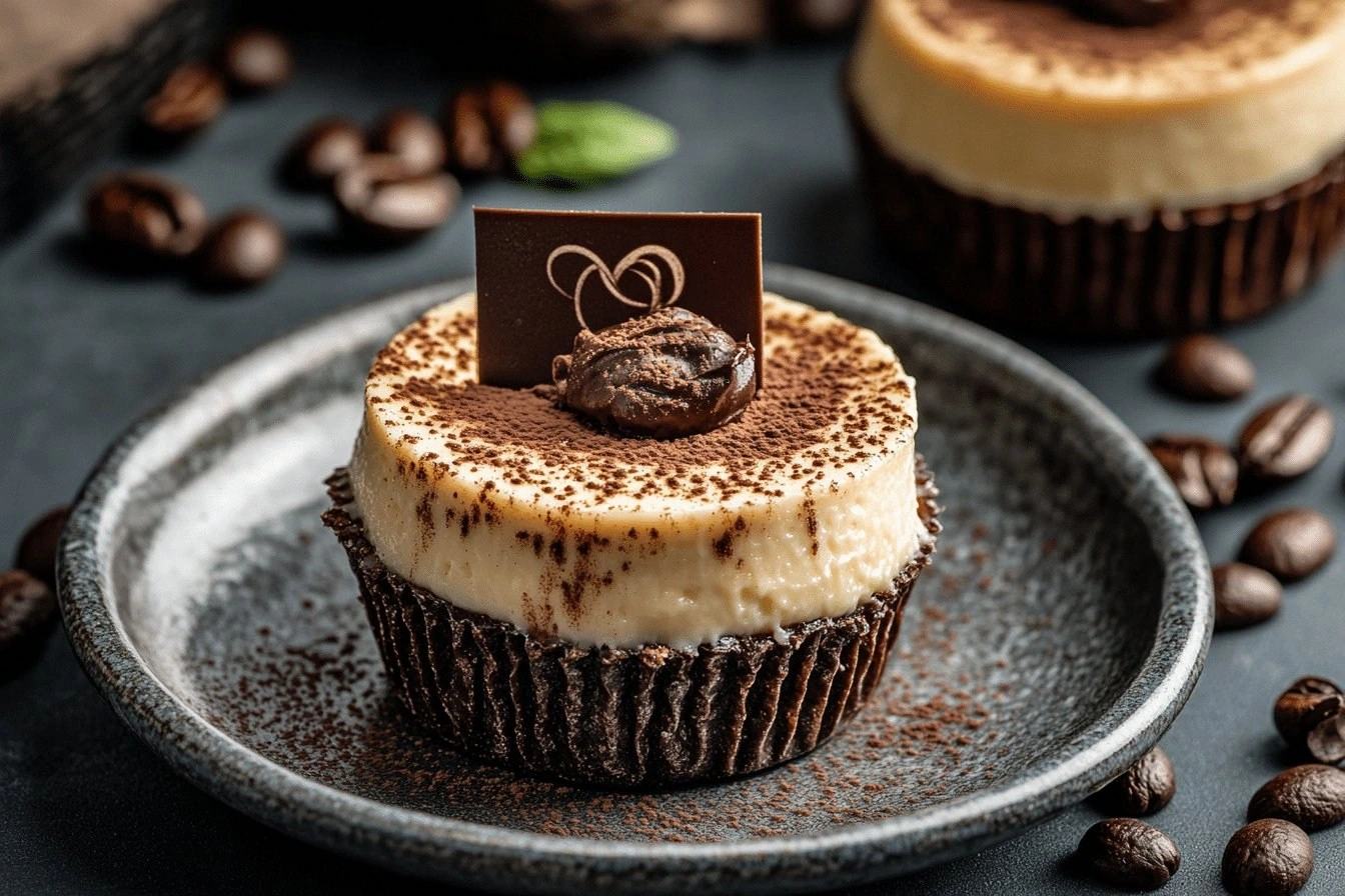 Mini Espresso Cheesecakes