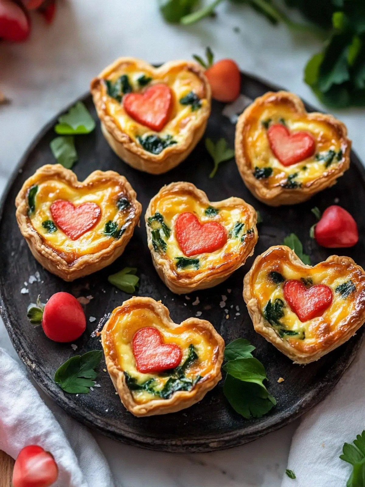 Mini Quiche Hearts: A Delightf