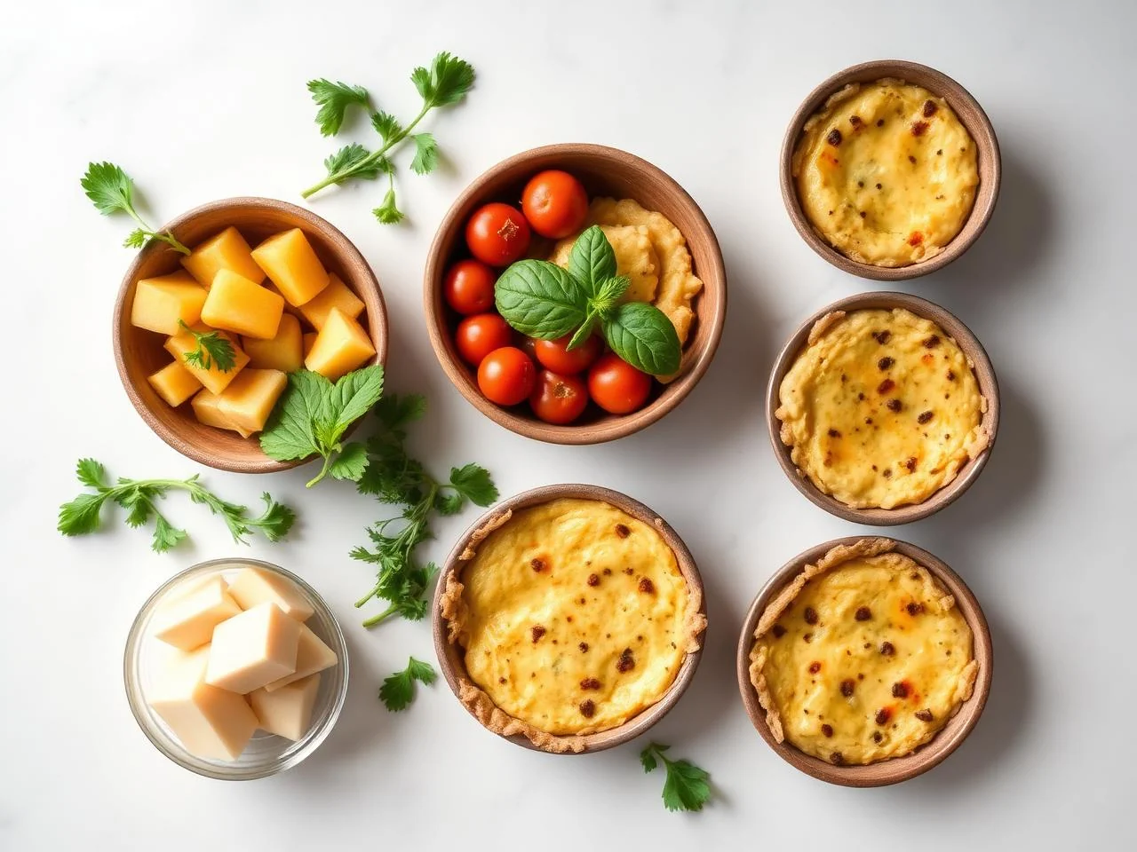 Ingredients for Mini Quiches