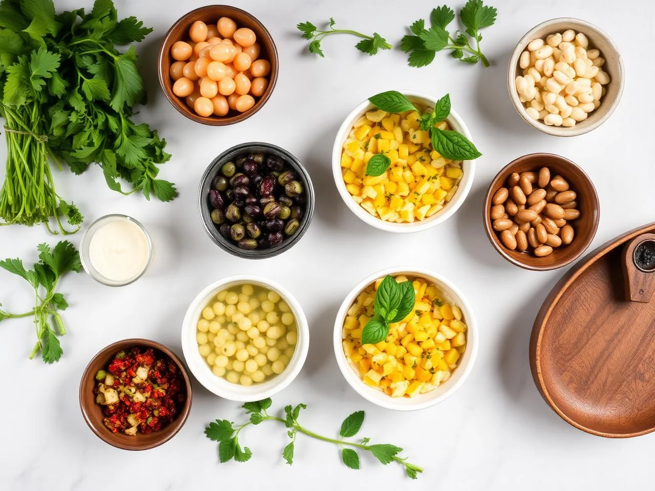Ingredients for Mini Quiches