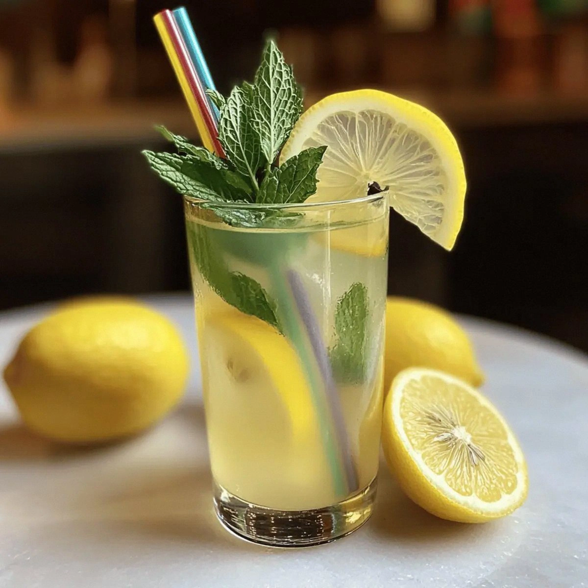 Mint and Rosemary Lemonade with Vanilla for a Fresh Twist