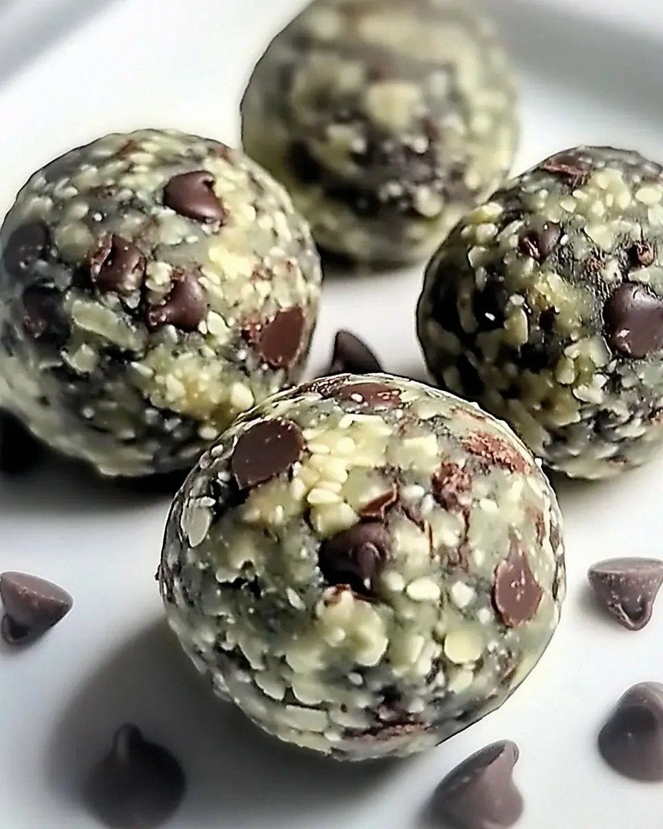 Mint Chocolate Chip Protein Balls: A Quick No-Bake Treat!