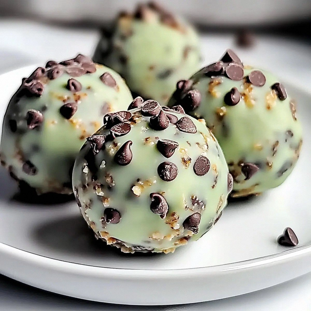 Mint Chocolate Chip Protein Balls for a Guilt-Free Snack