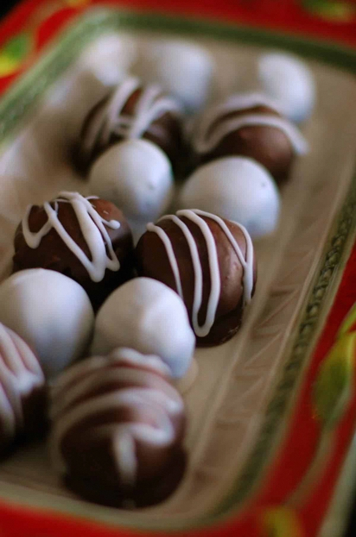 Minty Chocolate Oreo Truffles
