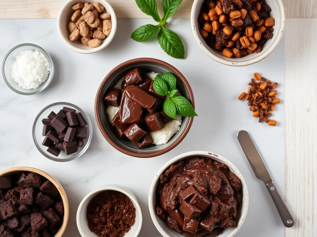 Ingredients for Mississippi Mud Pie
