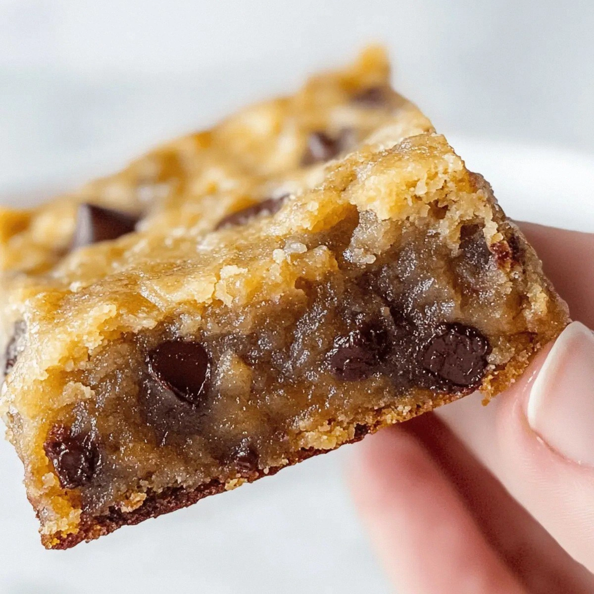 Moist Banana Chocolate Chip Bars for a Sweet Treat Tonight