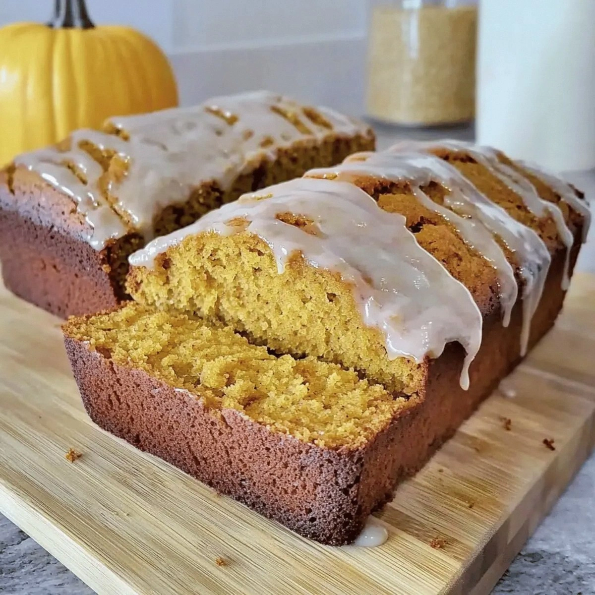 Moist Glazed Pumpkin Bread That Will Brighten Your Fall