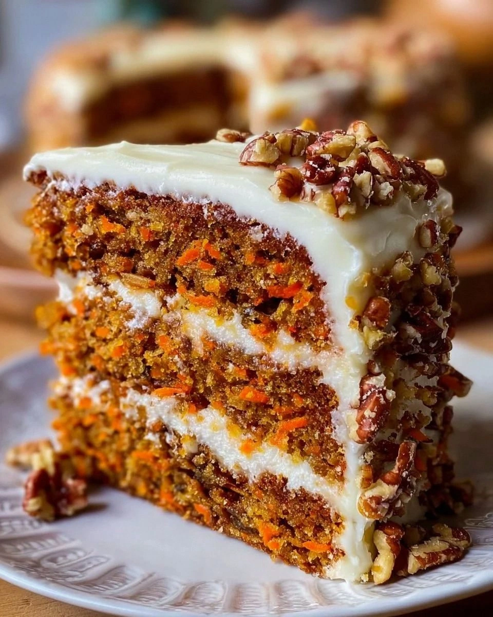 Moist Homemade Carrot Cake