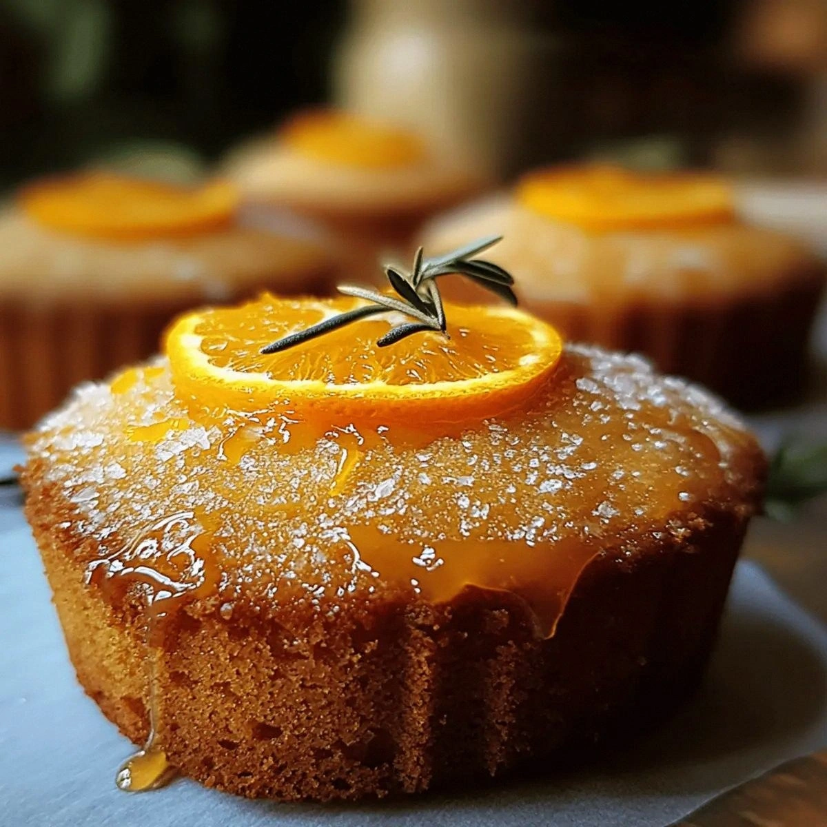 Moist Orange Ginger Honey Cakes to Sweeten Your Day