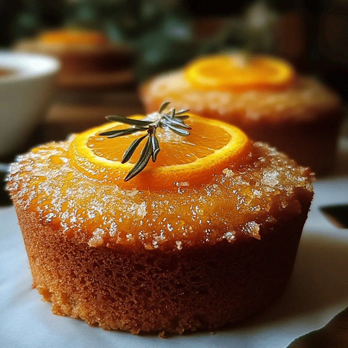 Moist Orange Ginger Honey Cakes to Sweeten Your Day