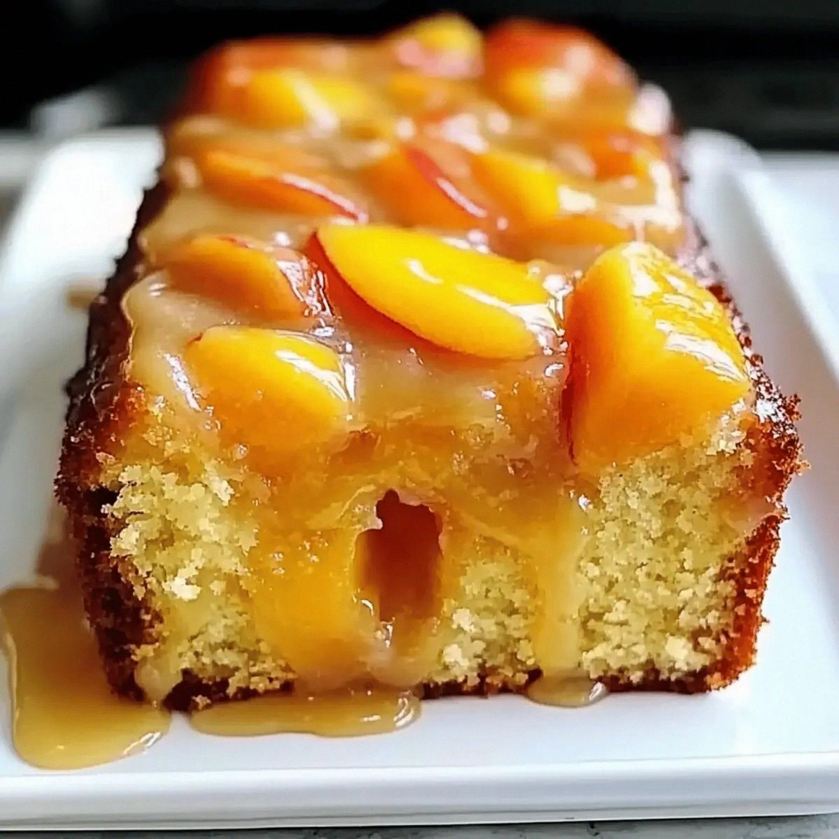 Moist Peach Cake Bursting with Summer Flavor