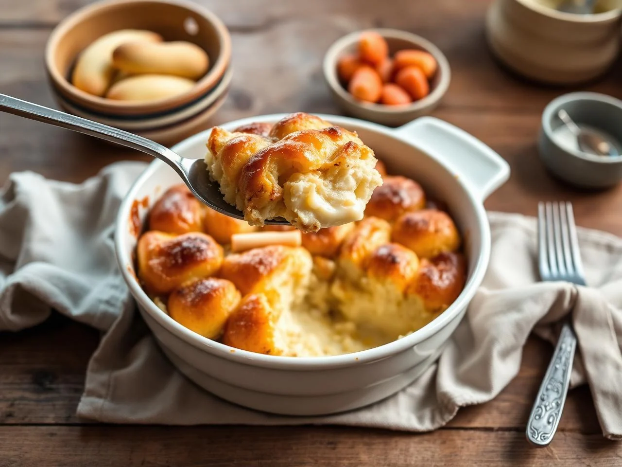 Monkey Bread Breakfast Bake