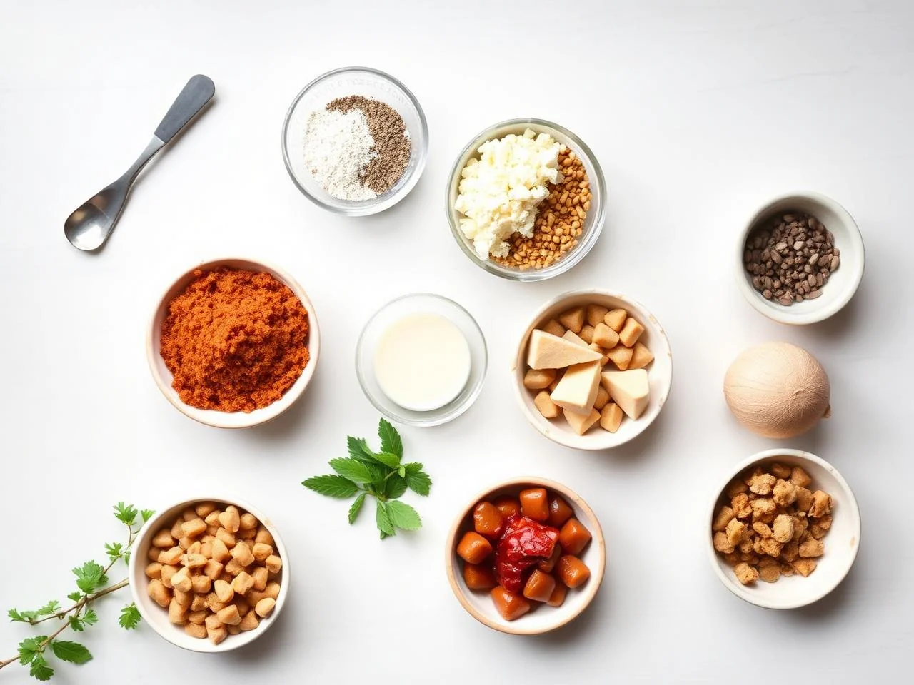 Ingredients for Monkey Bread Breakfast Bake