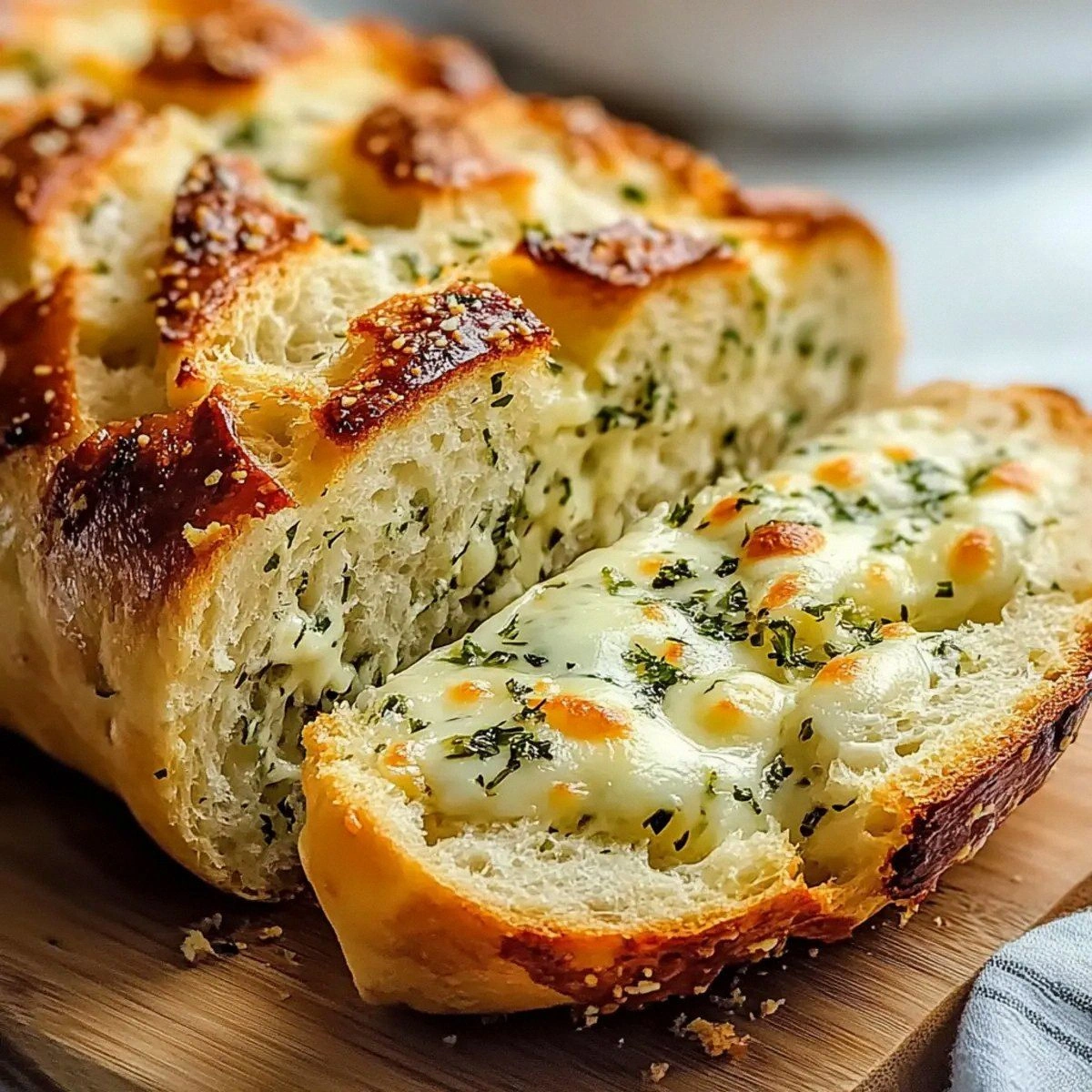 Mouthwatering Italian Herb and Cheese Bread for Cozy Meals