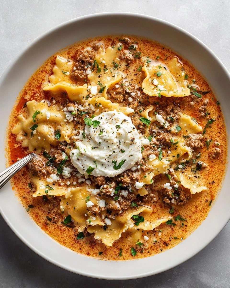 Mouthwatering One Pot Lasagna Soup Recipe You’ll Love