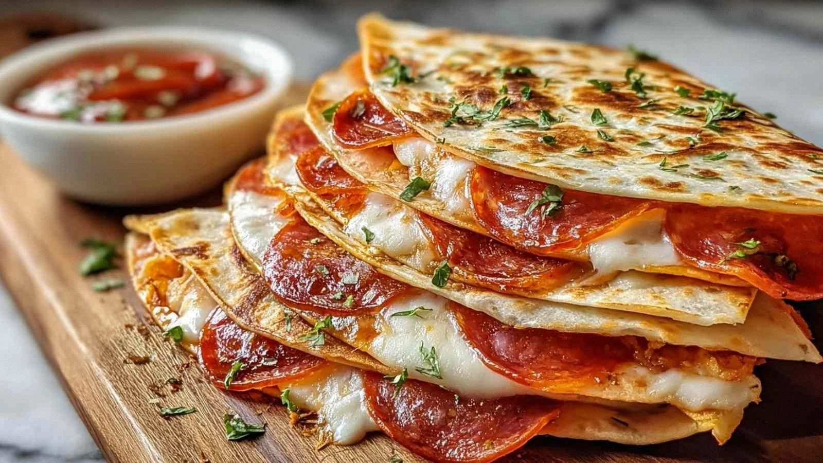 Mozzarella and Pepperoni Pizza