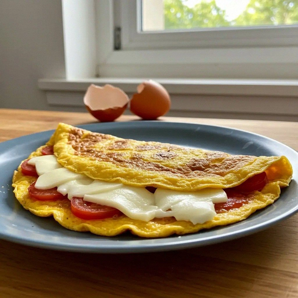 Mozzarella Omelet Recipe
