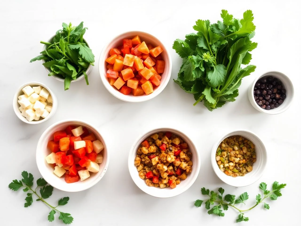 Ingredients for Muffin Tin Frittatas