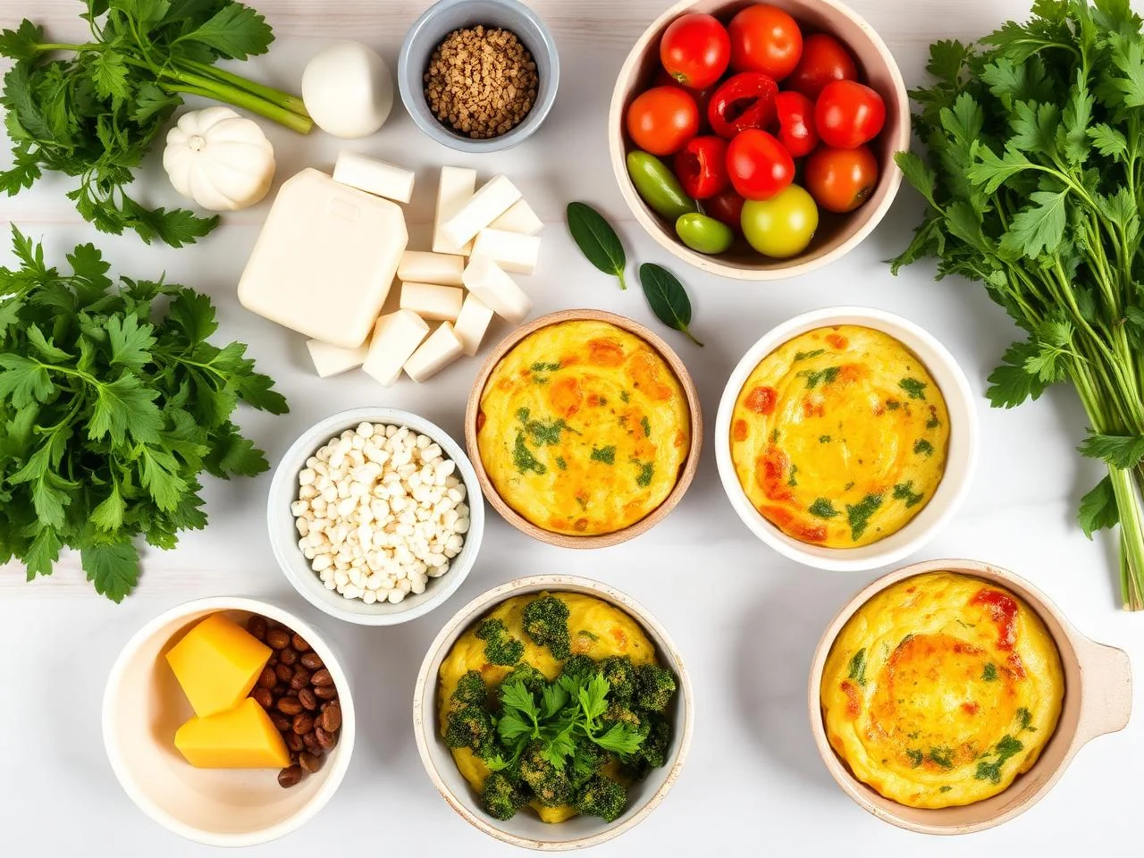 Ingredients for Muffin Tin Frittatas