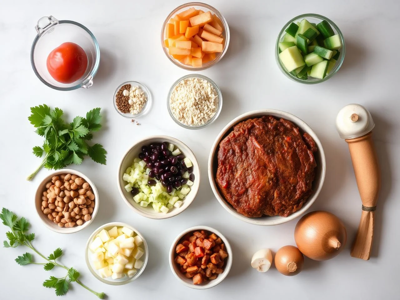 Ingredients for Muffin Tin Meatloaf