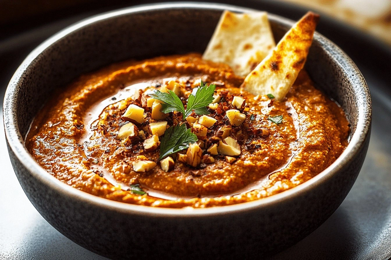 Muhammara Recipe (Roasted Red 