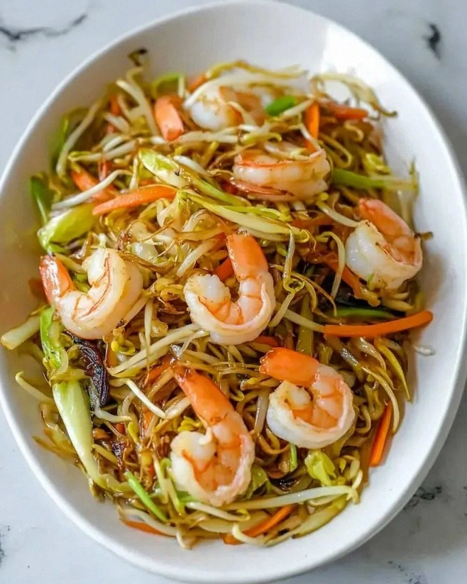 Mung Bean Sprouts with Shrimp: A Quick, Healthy Recipe!