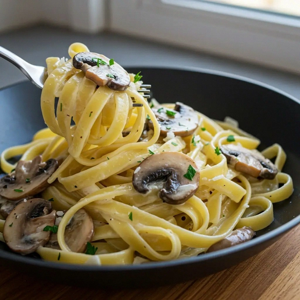 Mushroom Alfredo Recipe