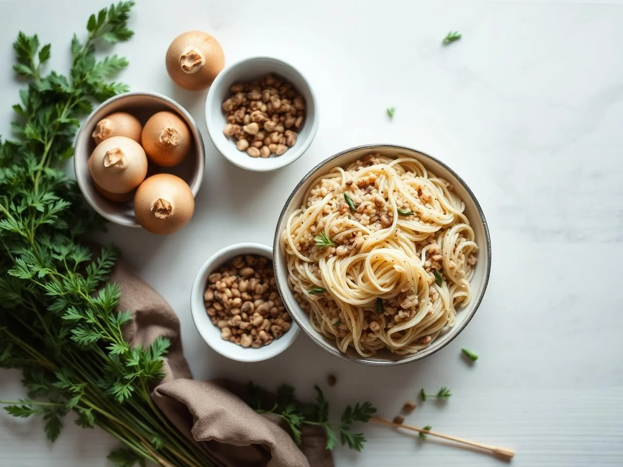 Ingredients for Mushroom And Barley Risotto