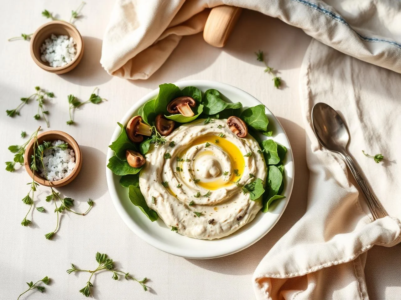 Mushroom And Leek Dip
