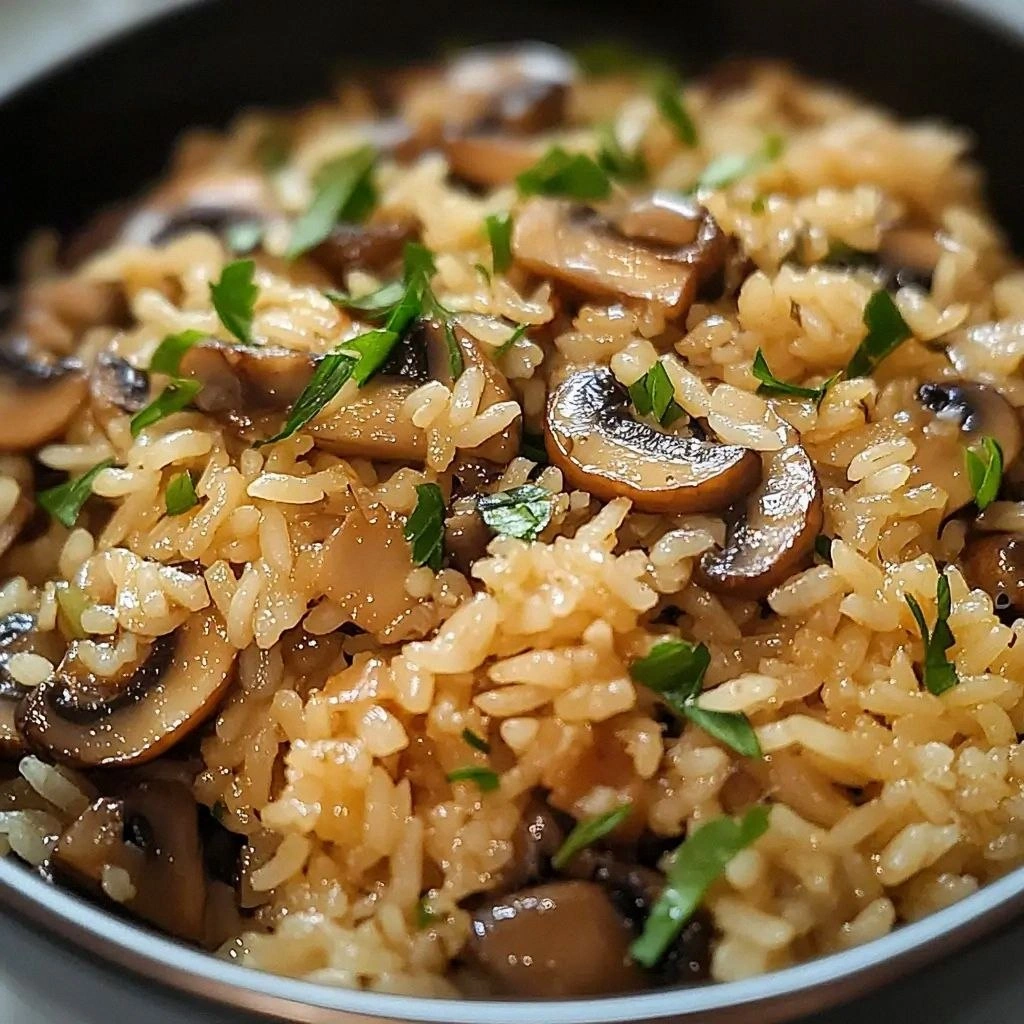 Mushroom Rice Recipe